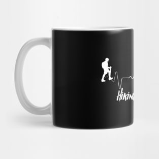 Hiking is my heart Mug